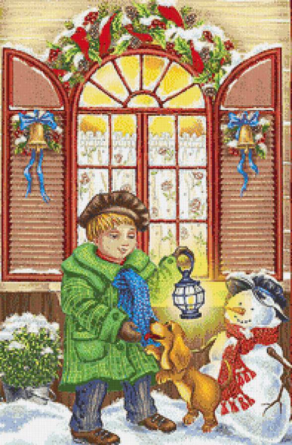 Веселое рождество - рождество, деткам, детское, праздники - предпросмотр