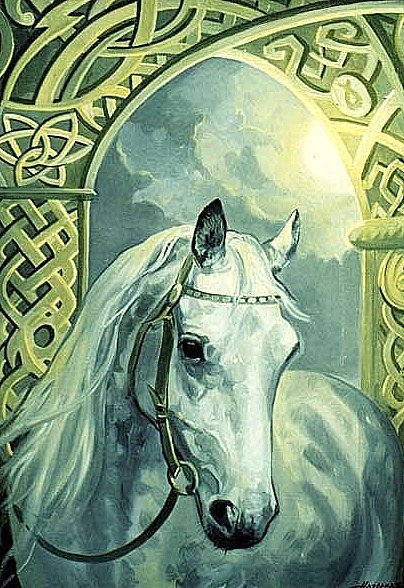 "Легенда" (живопись) - лошади, животные, живопись, картины - оригинал