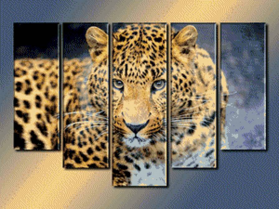 леопард - хищники, картины, картина - предпросмотр