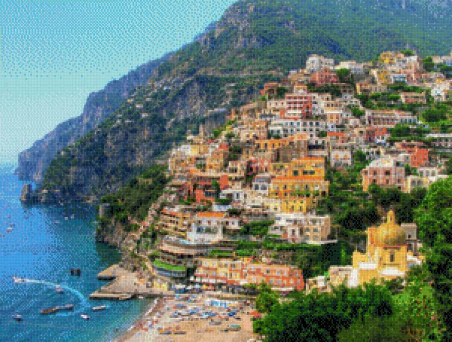 Позитано. Амальфитанское побережье - италия - предпросмотр
