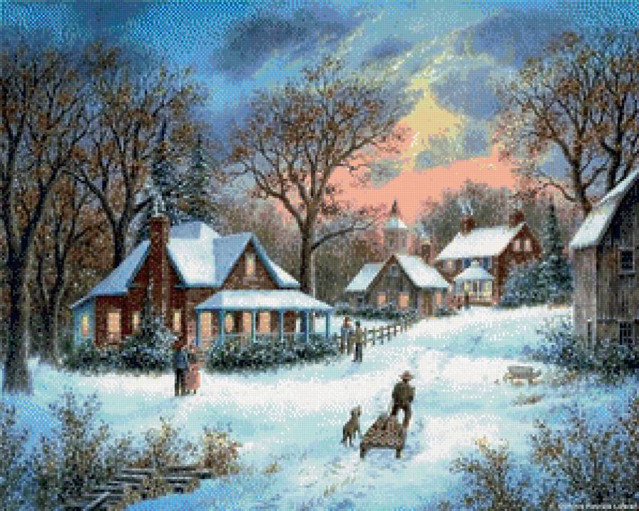 пейзаж - картина - предпросмотр