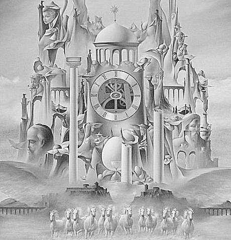 Мир фантазий и грез... - живопись, иллюзии, монохром, картины, фэнтези - оригинал