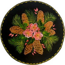 Схема вышивки «новогоднее панно»