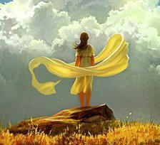 Оригинал схемы вышивки «девушка» (№518036)