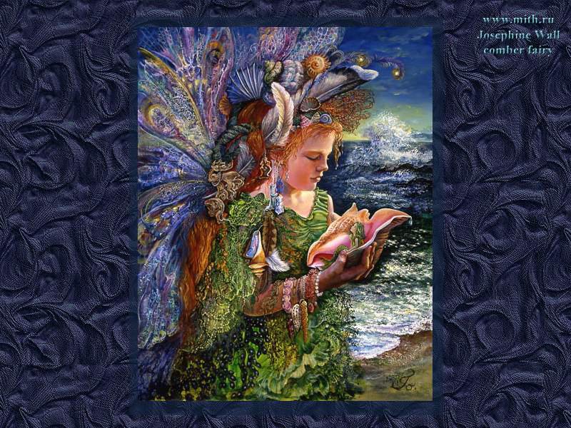 Серия "Сказочный мир" - девушка, море, феи, сказка - оригинал