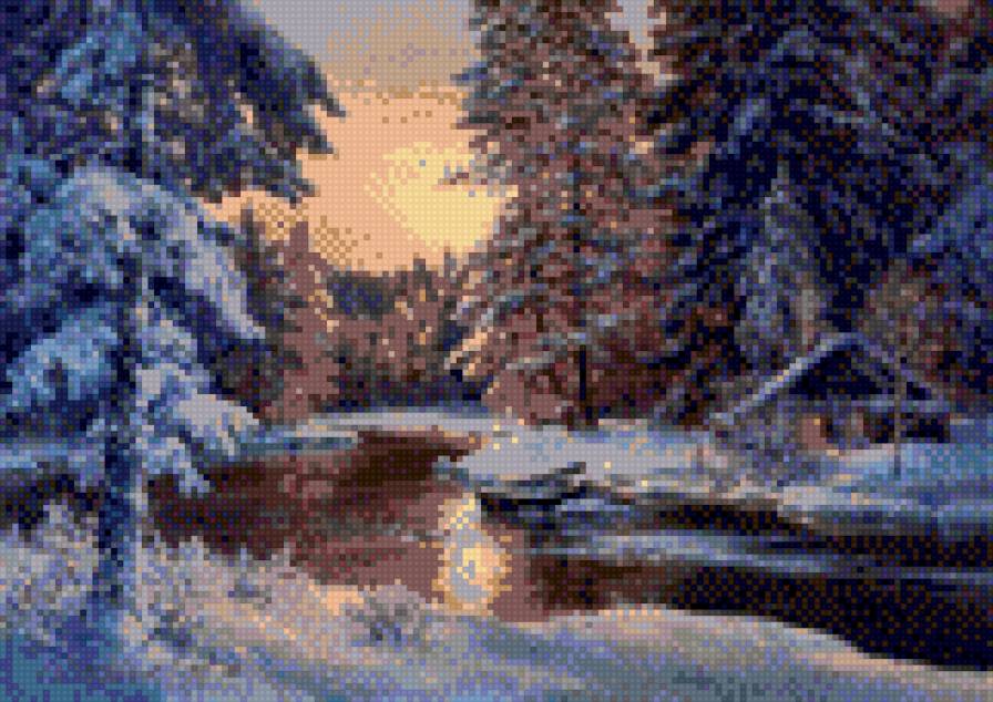 в зимнем лесу - лес, зима - предпросмотр