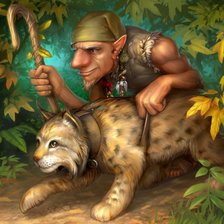 Схема вышивки «Леший»