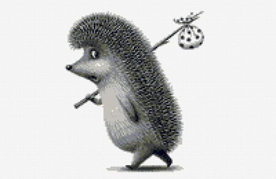 Ежик- путник - ежик - предпросмотр