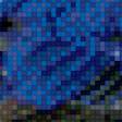 Предпросмотр схемы вышивки «синяя птица» (№519072)