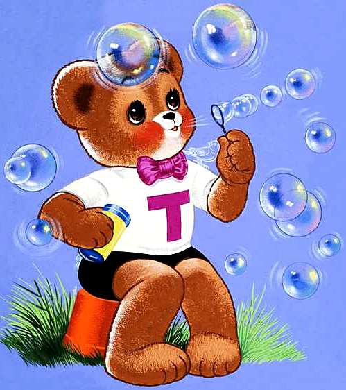 Мишка Тедди - мишки, пузыри, животные, малыши - оригинал