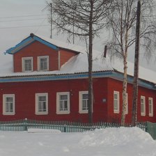 Оригинал схемы вышивки «дом зима» (№519634)