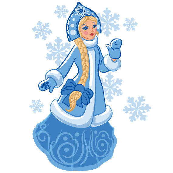 Снегурочка - снегурочка, новый год, праздник, зима - оригинал