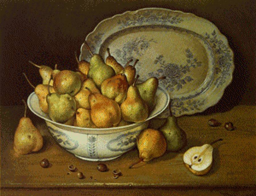 серия ,,натюрморт" - натюрморт.фрукты.грушы - предпросмотр