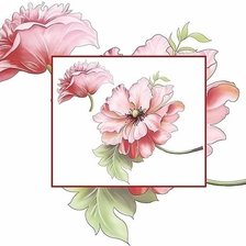 Схема вышивки «цвети»