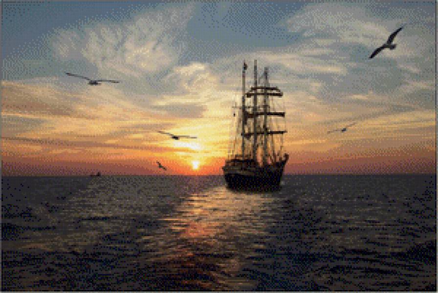 Штиль - морская тематика - предпросмотр