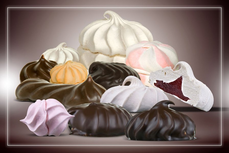 Сладкая жизнь - зефир, сладости, натюрморт - оригинал