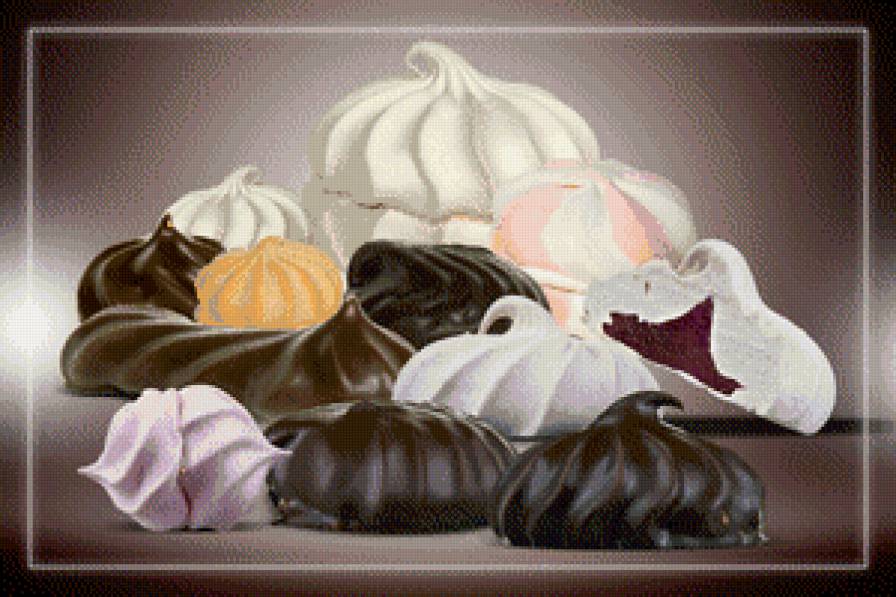 Сладкая жизнь - натюрморт, зефир, сладости - предпросмотр