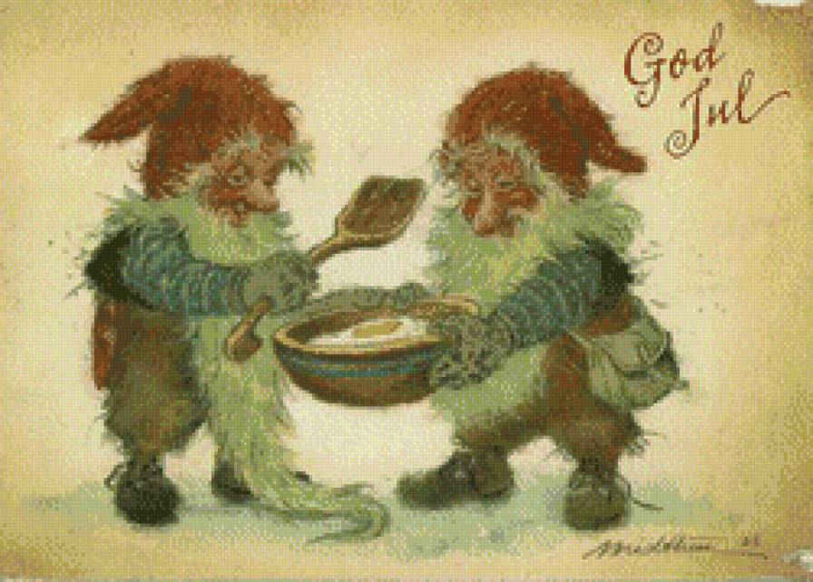 гномы - миф, детская, сказка, существа, гномы, праздник - предпросмотр