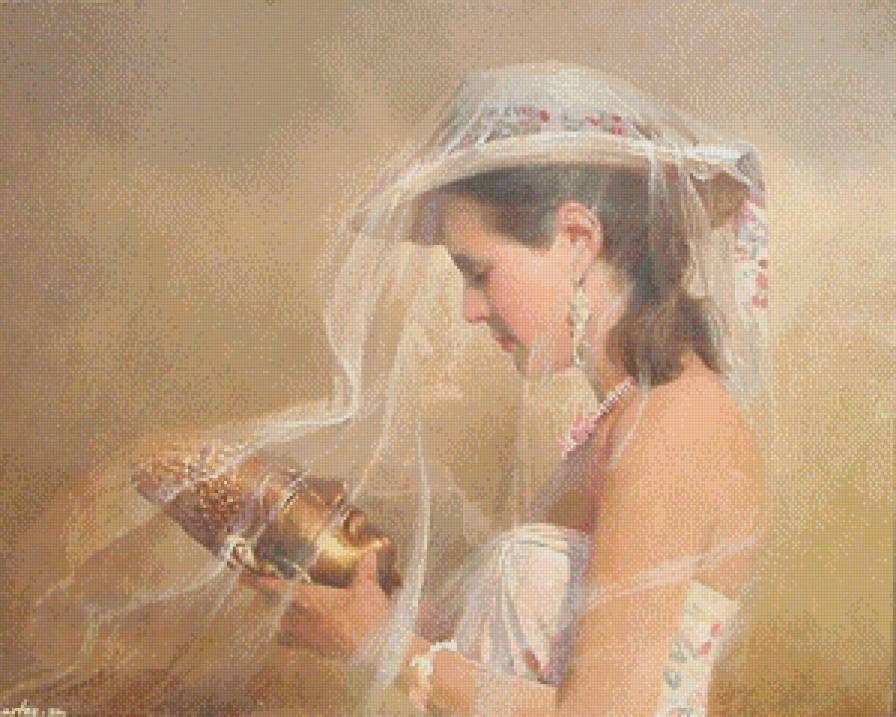 Девушка под вуаллю - предпросмотр