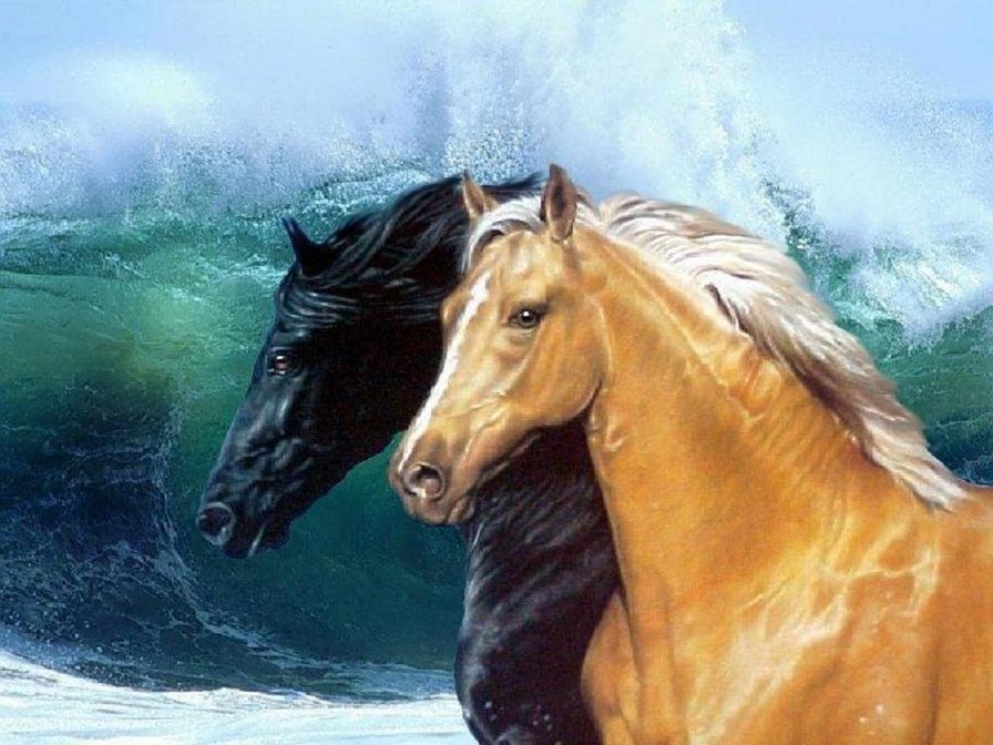 Лошади2 - лошадка, кони, год лошади - оригинал