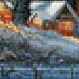 Предпросмотр схемы вышивки «Городок на берегу озера» (№522726)