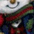 Предпросмотр схемы вышивки «снеговик» (№523092)