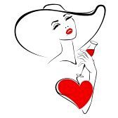 дама в шляпе - она, силуэт, девушка, монохром - оригинал