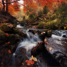 Схема вышивки «водопад»