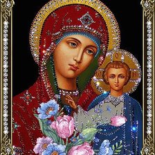 Схема вышивки «казанская»