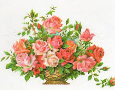 Оригинал схемы вышивки «розы в корзинке» (№523732)
