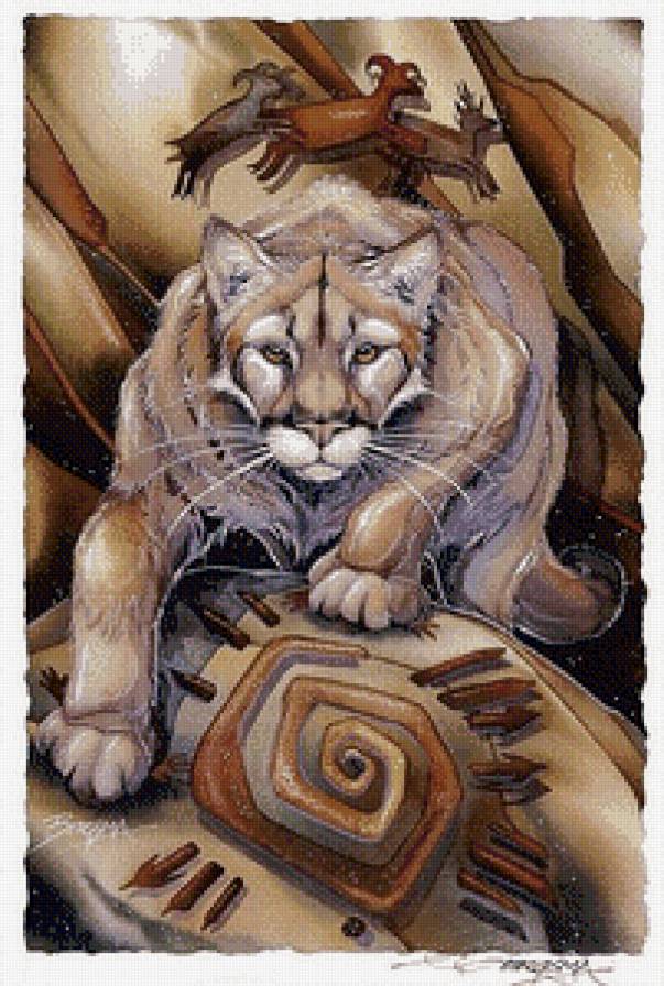 Тотем "Пума" - пума, животные - предпросмотр