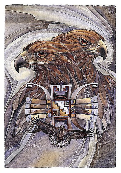 Тотем "Ястребы" - ястребы, птицы - оригинал