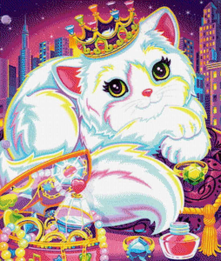 Её величество Кошка - сказка, кошки, животные, королева - предпросмотр