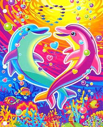 Сказочные дельфины - дельфины, море, сказка - оригинал