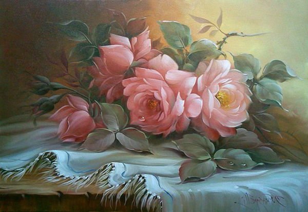 веточка розы - роза, веточка, нежность, роса, цветы - оригинал