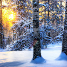 Схема вышивки «Пейзаж»