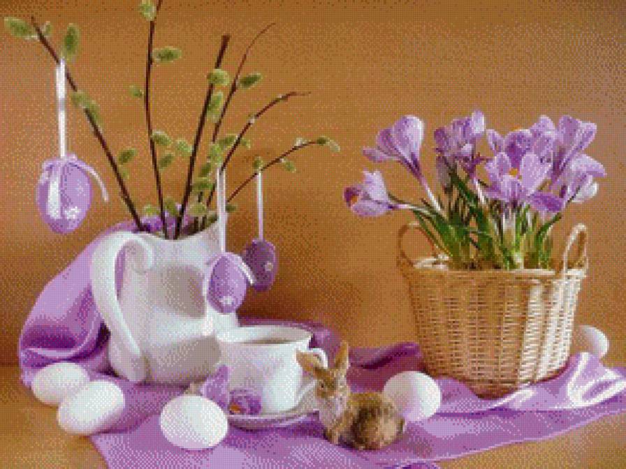 серия "весна" - весна.натюрморт.цветы.пасха - предпросмотр