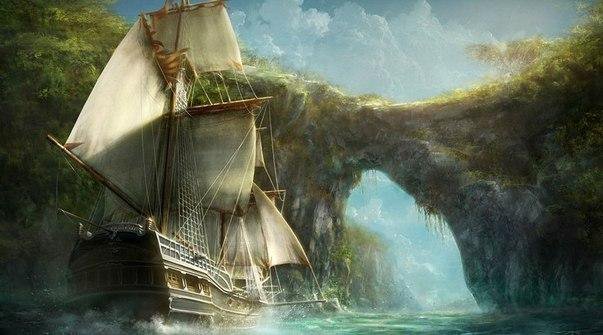 путешествие - море, вода, природа, техника, корабль - оригинал