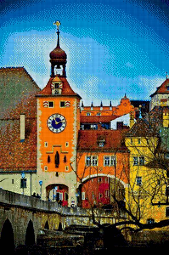 Яркий город - яркий, город, архитектура - предпросмотр