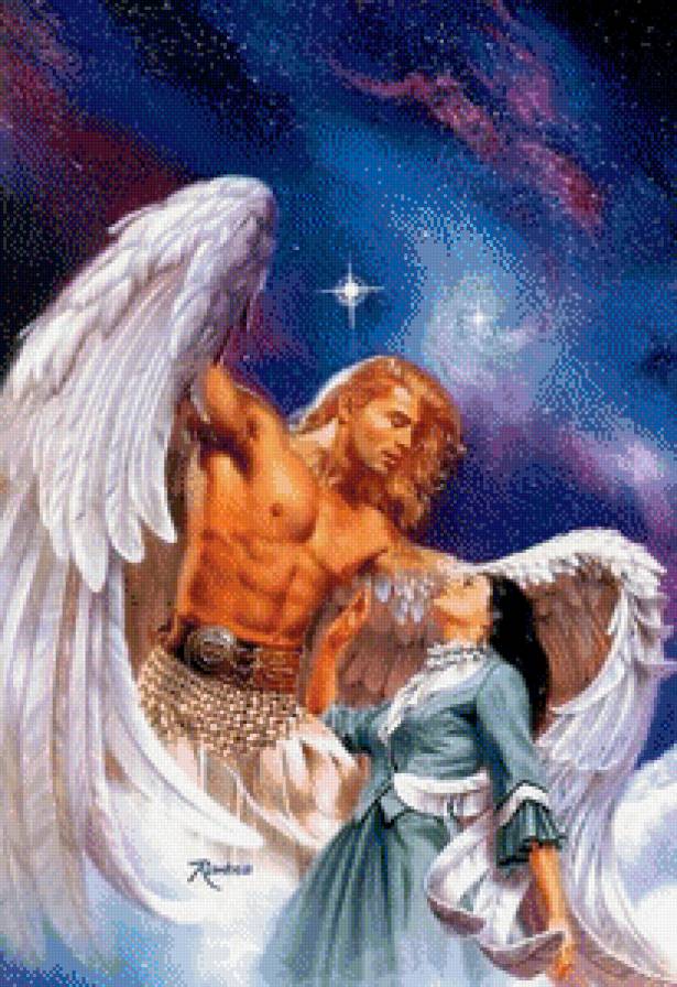 Ангел-хранитель - девушка, парень, ангел - предпросмотр