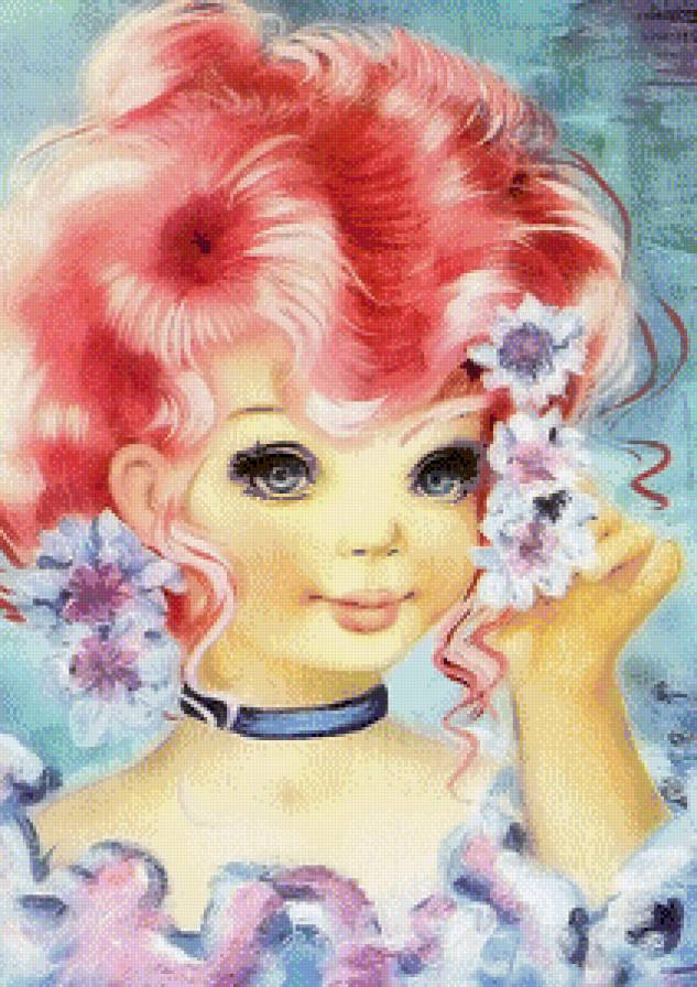 Девочка - девочки, дети, цветы - предпросмотр