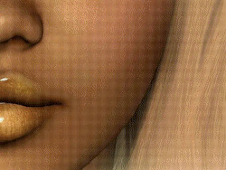 "Портрет виртуальной девушки"  ч. 4 низ - портрет, девушка - предпросмотр