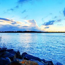 Схема вышивки «закат»