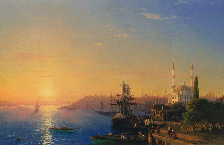 море - живопись, море - оригинал