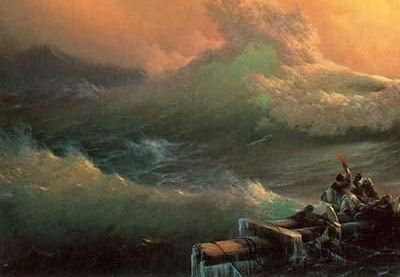 "Девятый вал" Иван Айвазовский ч. 3 низ - айвазовский, картины, девятый вал, иван - оригинал