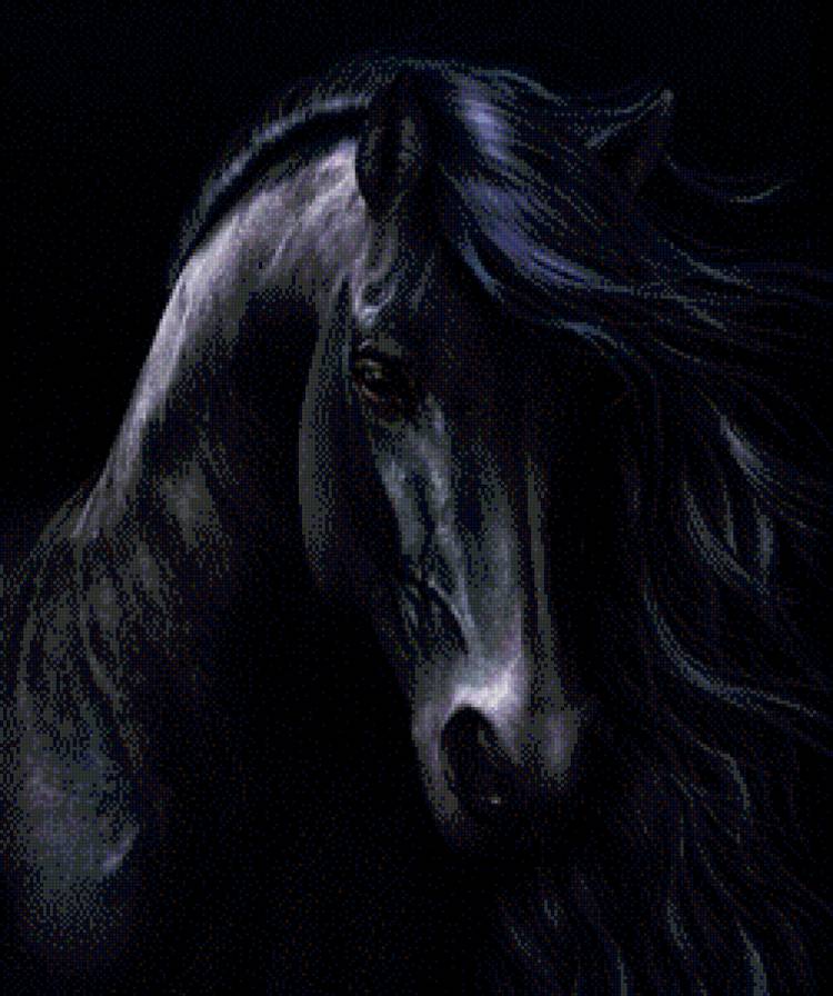 Конь - лошади, животные - предпросмотр