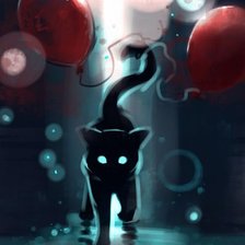 Схема вышивки «Кот»