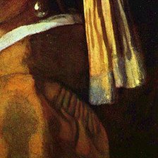 Схема вышивки ««Девушка с жемчужной серёжкой» Ян Вермеер ч. 4 низ»