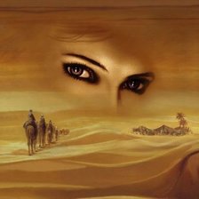 Схема вышивки «глаза в пустыне»