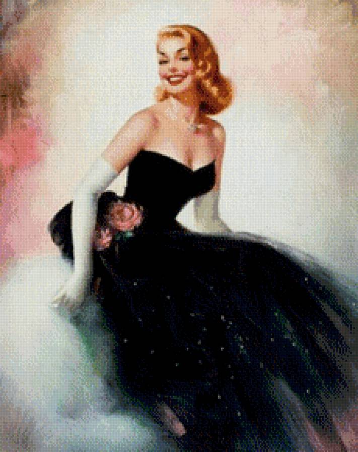 красоточка - портрет, девушка - предпросмотр